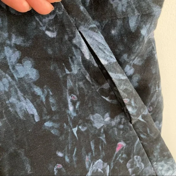 Blue Pattern Mini Dress - Picture 2 of 6